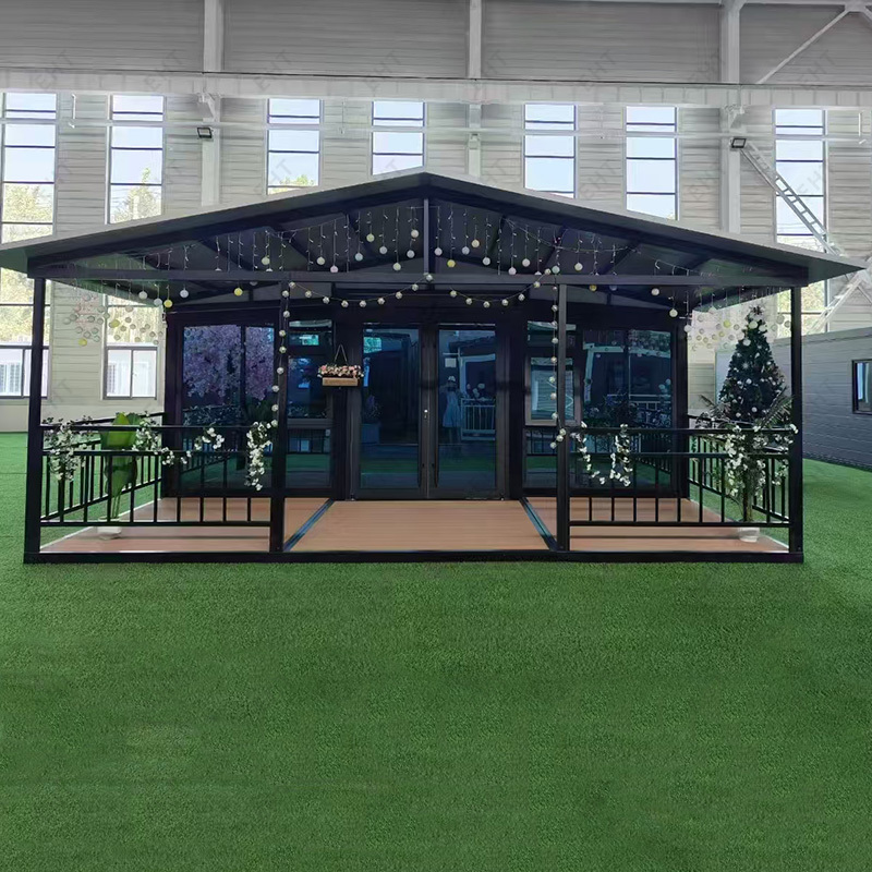 20ft Duplex Wing Expandable Continens Domus Prefabricata Mobile Living Unit